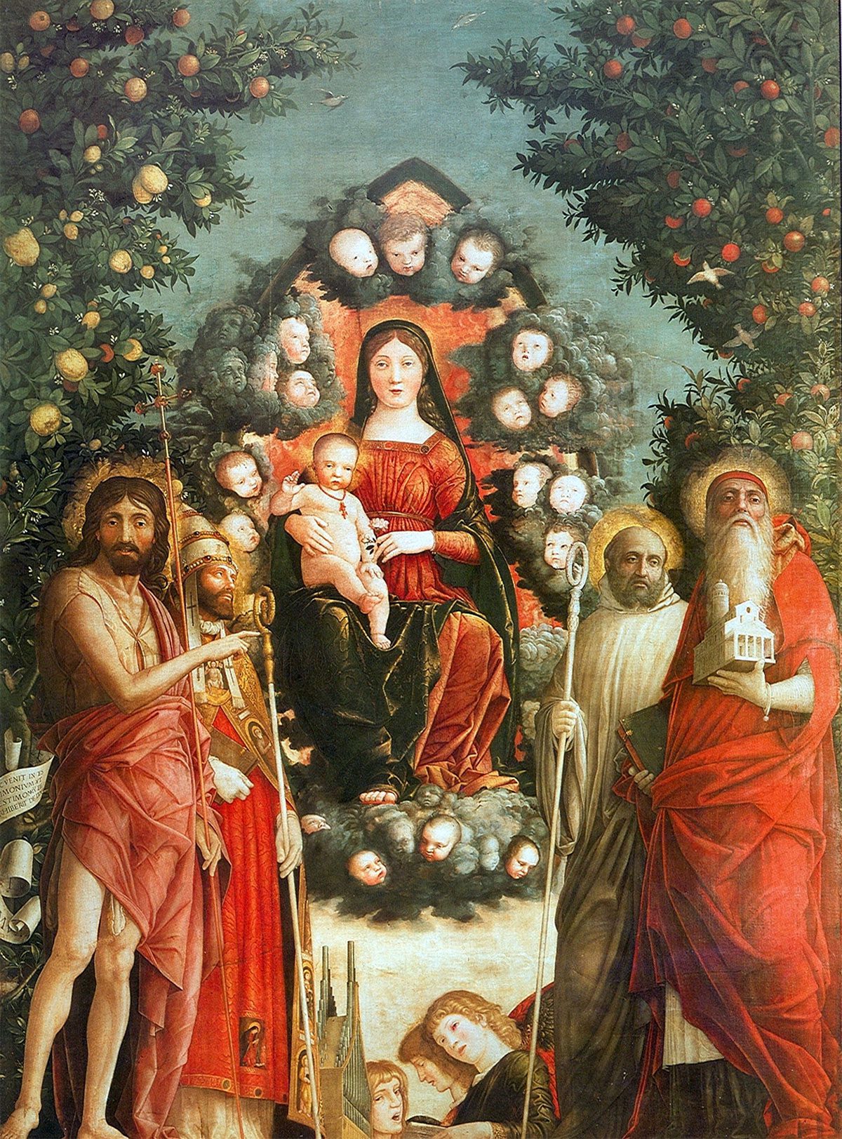 Madonna in gloria tra Santi (di Andrea Mantegna)