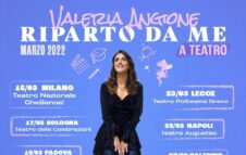Valeria Angione a Milano nel 2022 con lo spettacolo "Riparto da me"