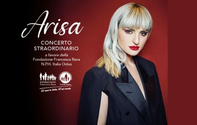 Arisa in concerto a Milano nel 2022 per la Fondazione Francesca Rava