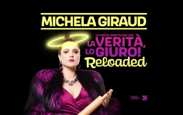 Michela Giraud a Milano nel 2022 con “La verità, nient’altro che la verità, lo giuro”