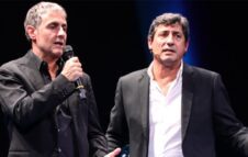 Emilio Solfrizzi e Antonio Stornaiolo a Milano nel 2022 con "Tutto il mondo è palcoscenico"