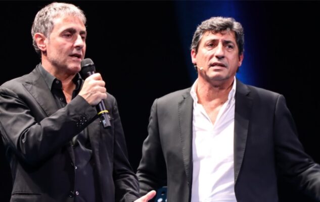 Emilio Solfrizzi e Antonio Stornaiolo a Milano nel 2022 con “Tutto il mondo è palcoscenico”
