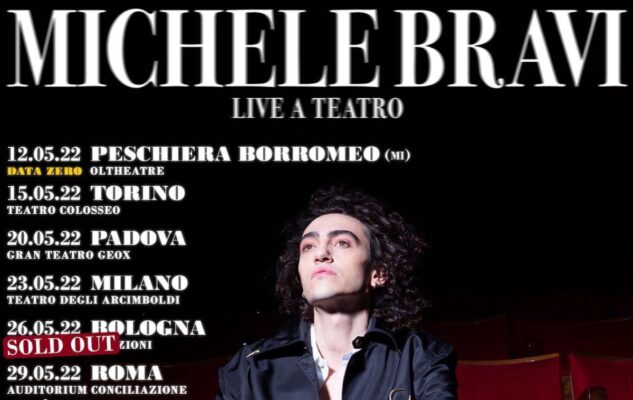 Michele Bravi a Milano nel 2022: data e biglietti del concerto