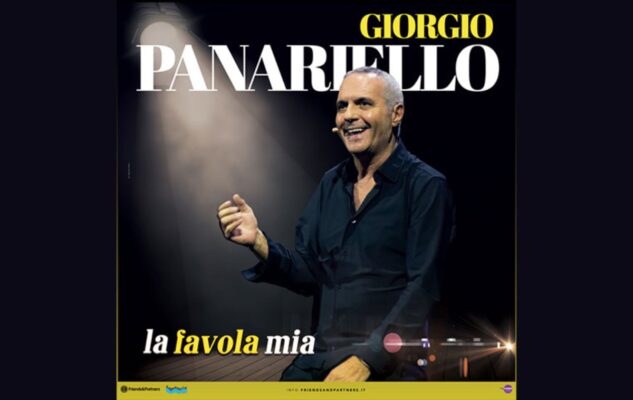 Giorgio Panariello a Milano nel 2022 con lo spettacolo “La favola mia”