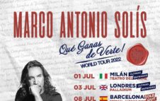 Marco Antonio Solis a Milano nel 2022 per una tappa del "Que Ganas De Verte World Tour"