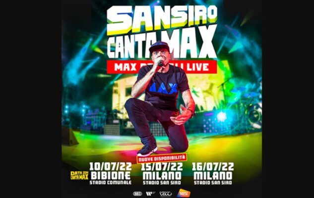 Max Pezzali a Milano nel 2022: date e biglietti dei concerti a San Siro