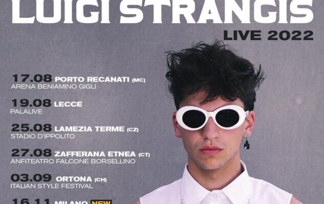 Luigi Strangis a Milano nel 2022: data e biglietti del concerto all’Alcatraz