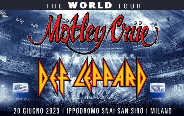 Mötley Crüe e Def Leppard a Milano nel 2023