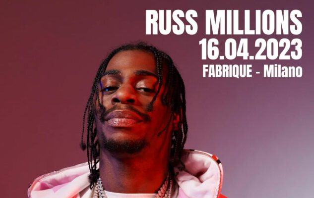 Russ Millions al Fabrique di Milano nel 2023: data e biglietti