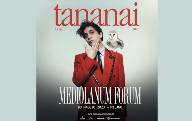 Tananai a Milano nel 2023 concerto al Mediolanum Forum