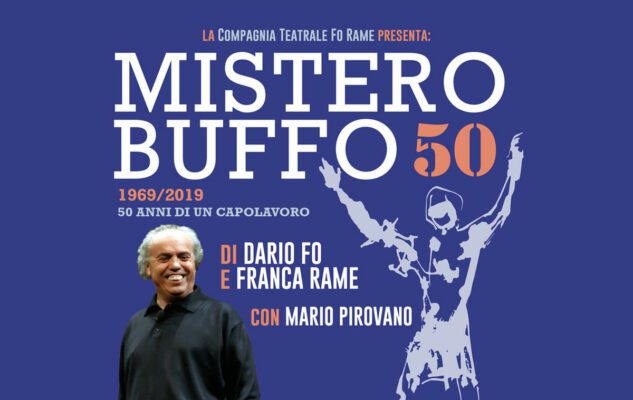 “Mistero Buffo” di Dario Fo in scena a Milano nel 2023: biglietti e date