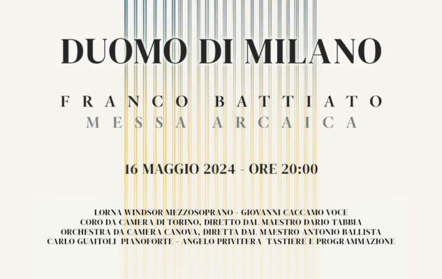 Messa Arcaica Franco Battiato Milano 2024