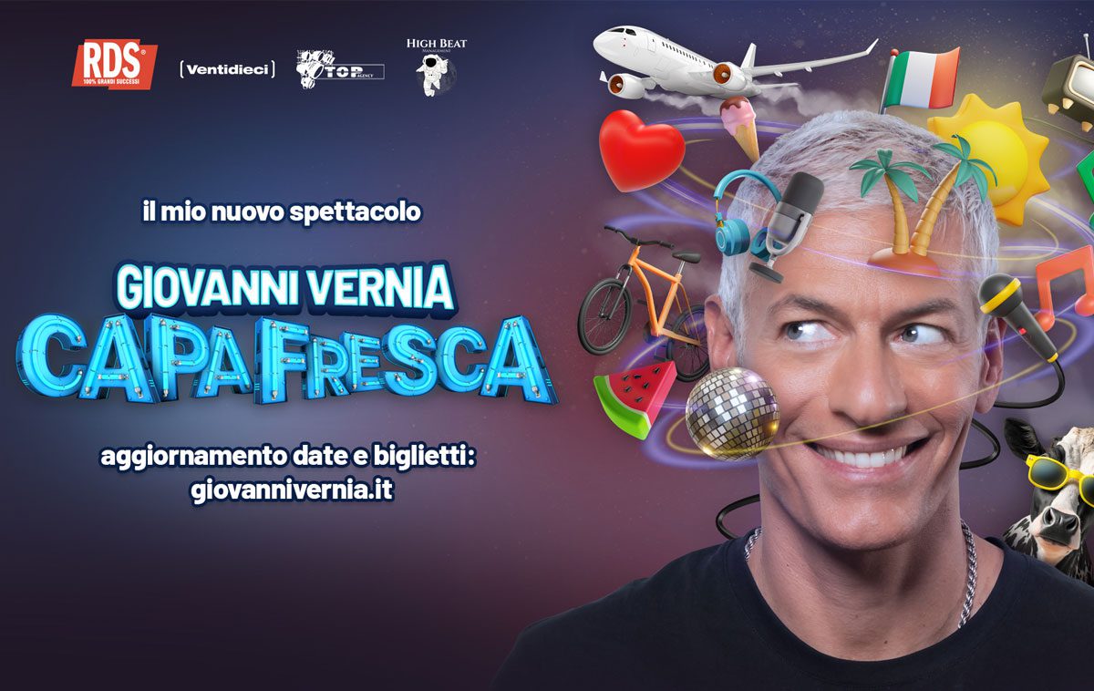 Giovanni Vernia a Milano nel 2025