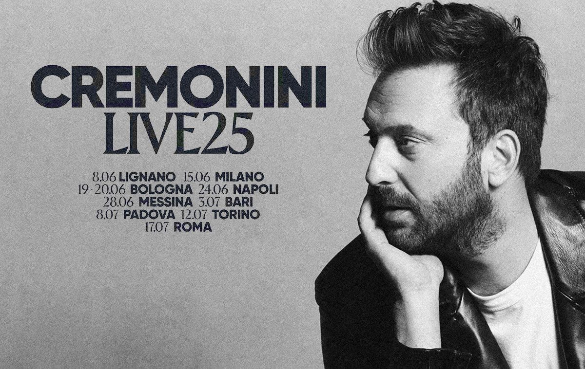 Cesare Cremonini a Milano nel 2025
