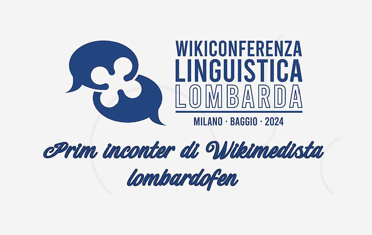 Wikiconferenza Linguistica Lombarda a Milano nel 2024