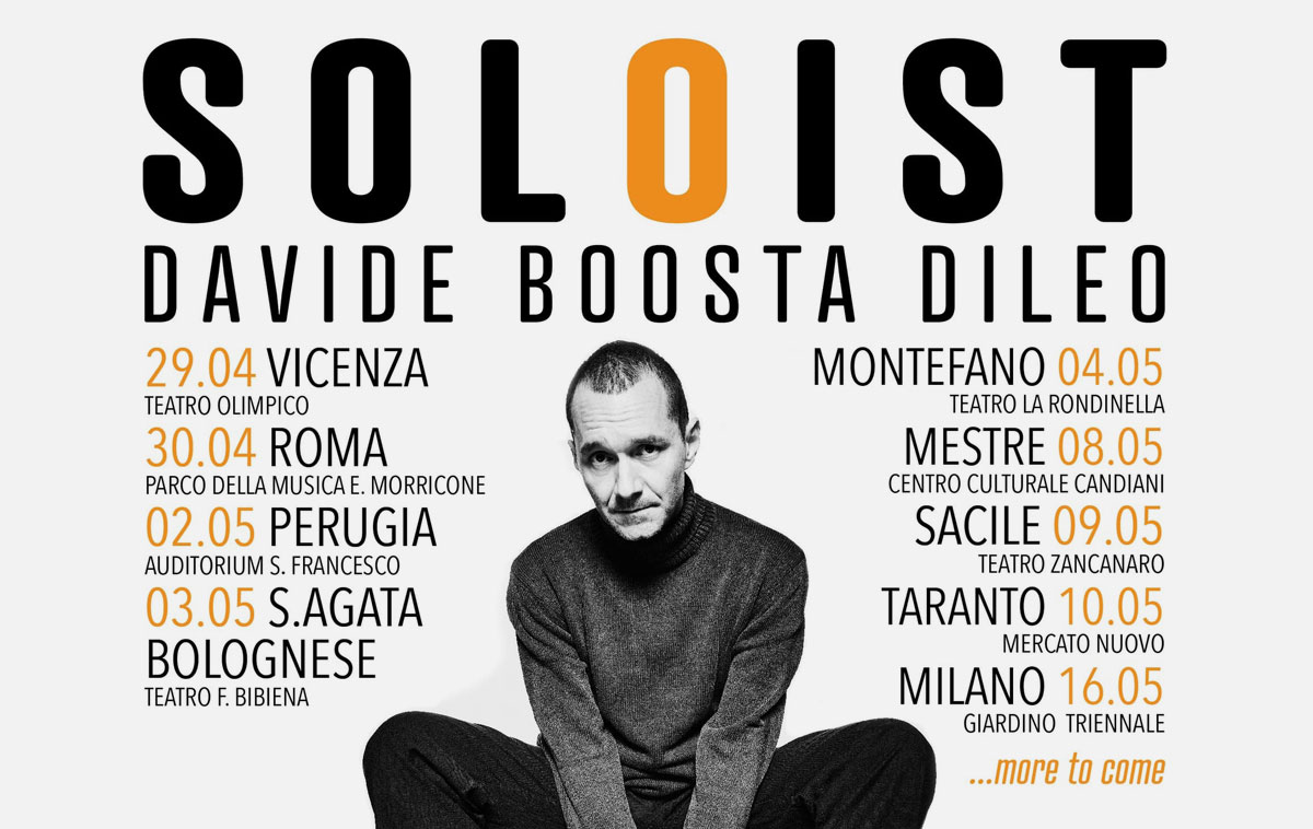 Davide Boosta Dileo in concerto a Milano nel 2025