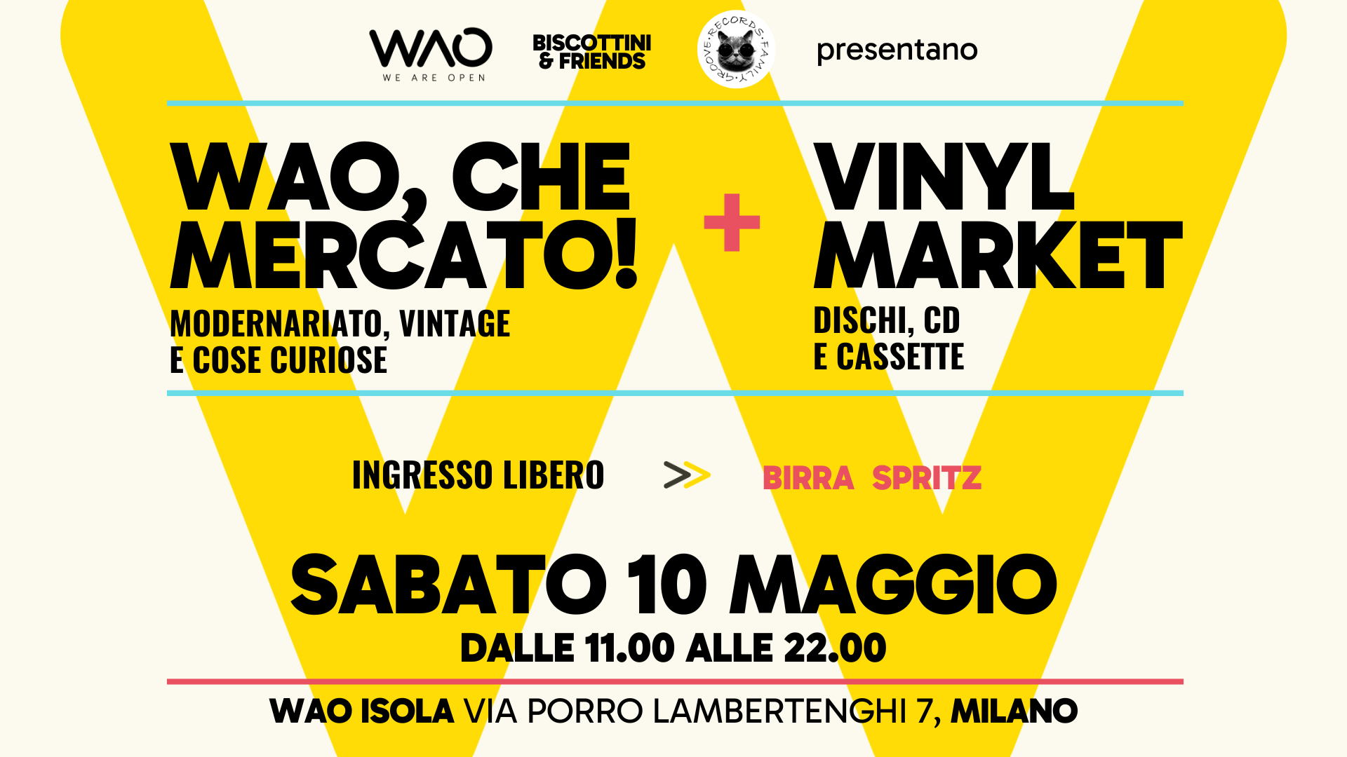 WAO che Mercato Vinyl Market Milano 2025