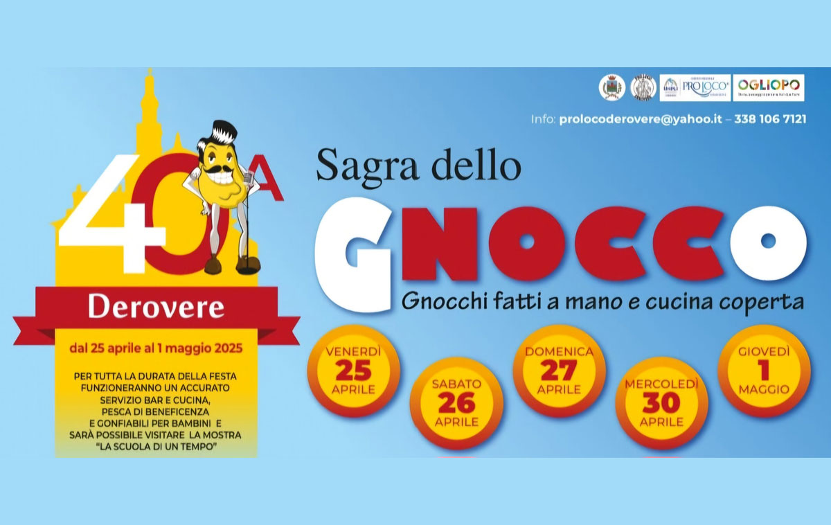 Sagra dello Gnocco 2025 Derovere