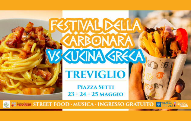 Festival della Carbonara vs Cucina Greca Treviglio 2025