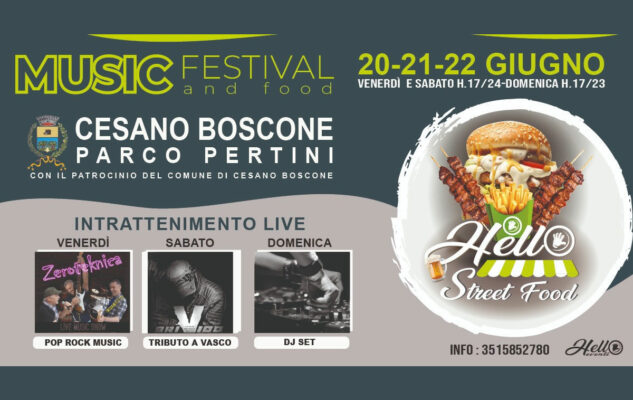 Music Festival con Street Food Cesano Boscone 2025