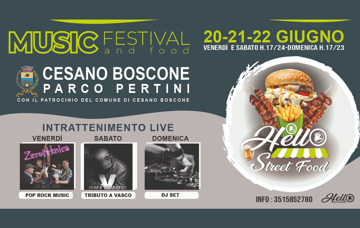 Music Festival con Street Food Cesano Boscone 2025
