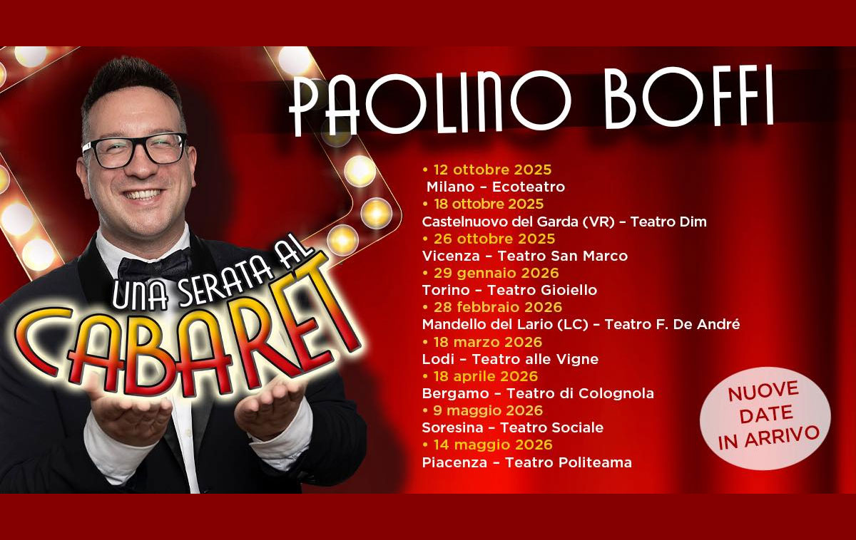 Paolino Boffi - Una serata al Cabaret - Milano 2025