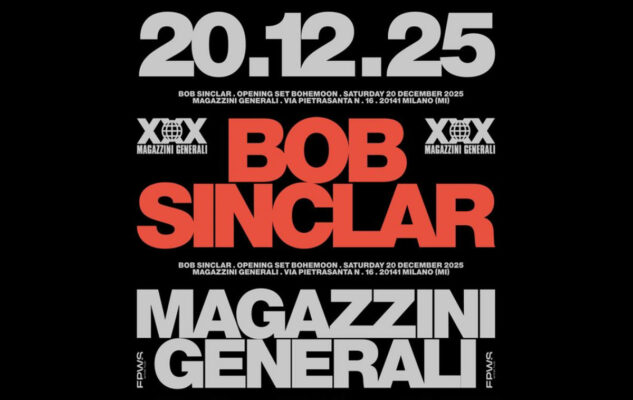 Bob Sinclair a Milano nel 2025