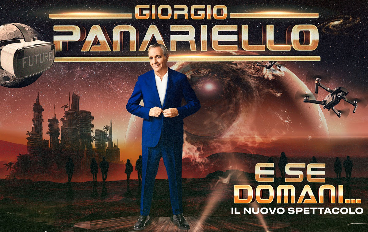 Giorgio Panariello a Milano nel 2026 con “E se domani...”