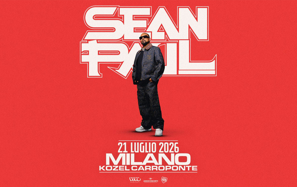 Sean Paul a Milano nel 2026