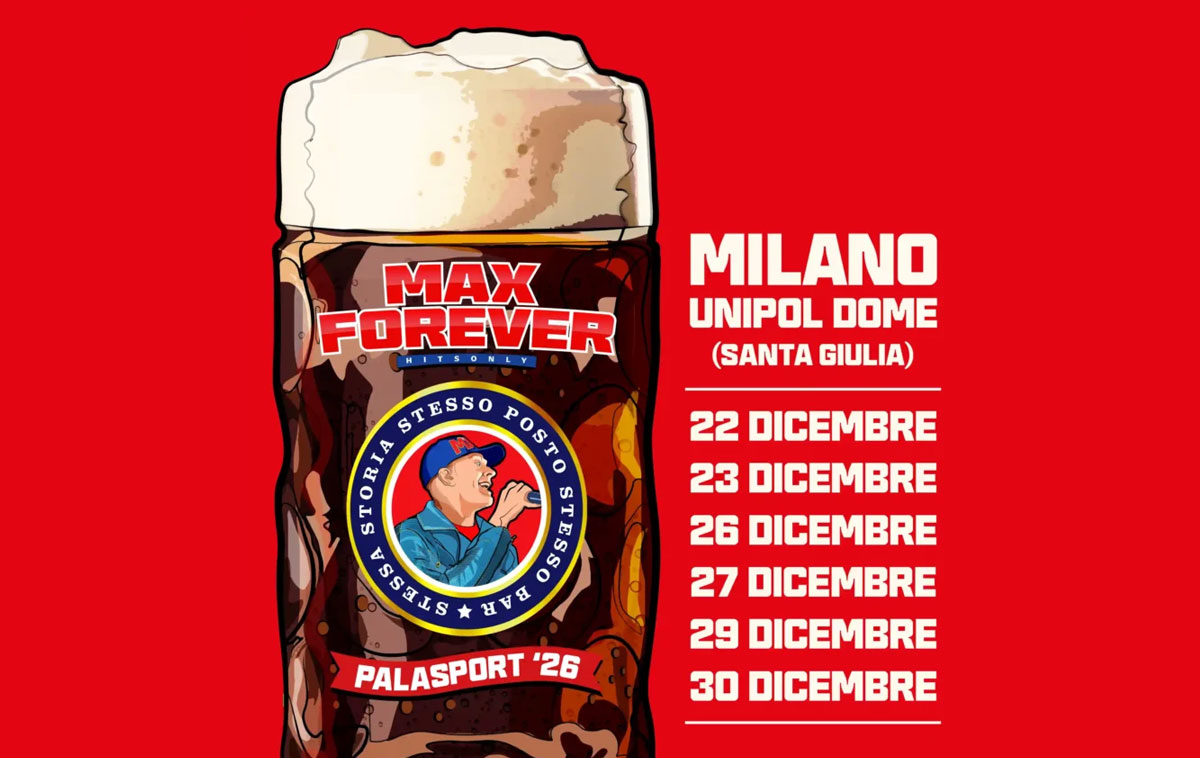 Max Pezzali a Milano nel 2026