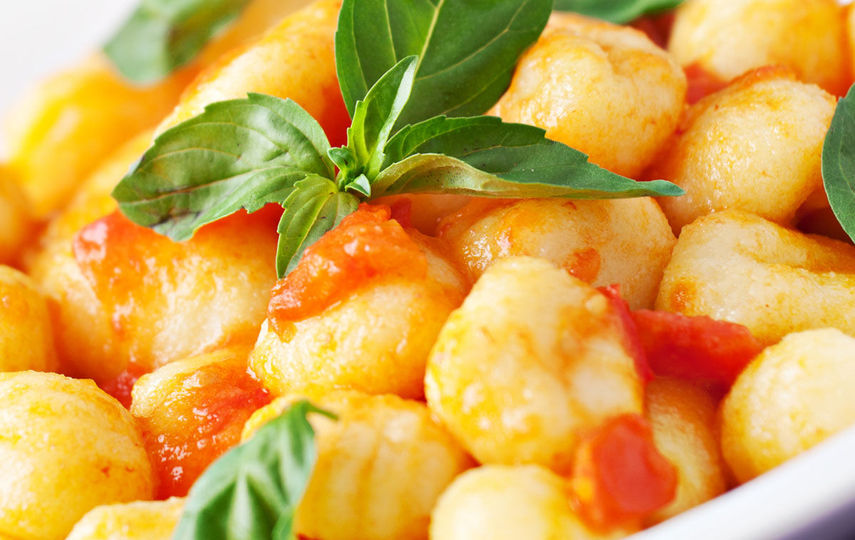 Piatto di gnocchi