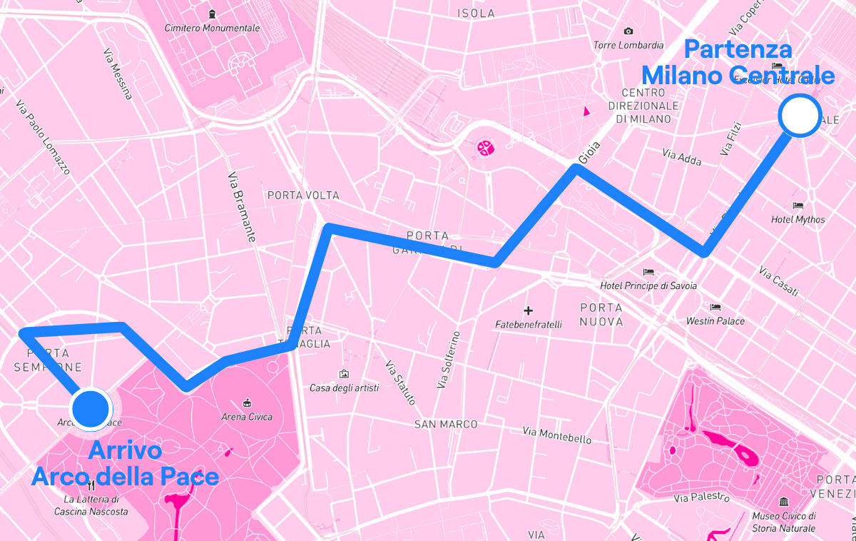 Percorso del Milano Pride 2026