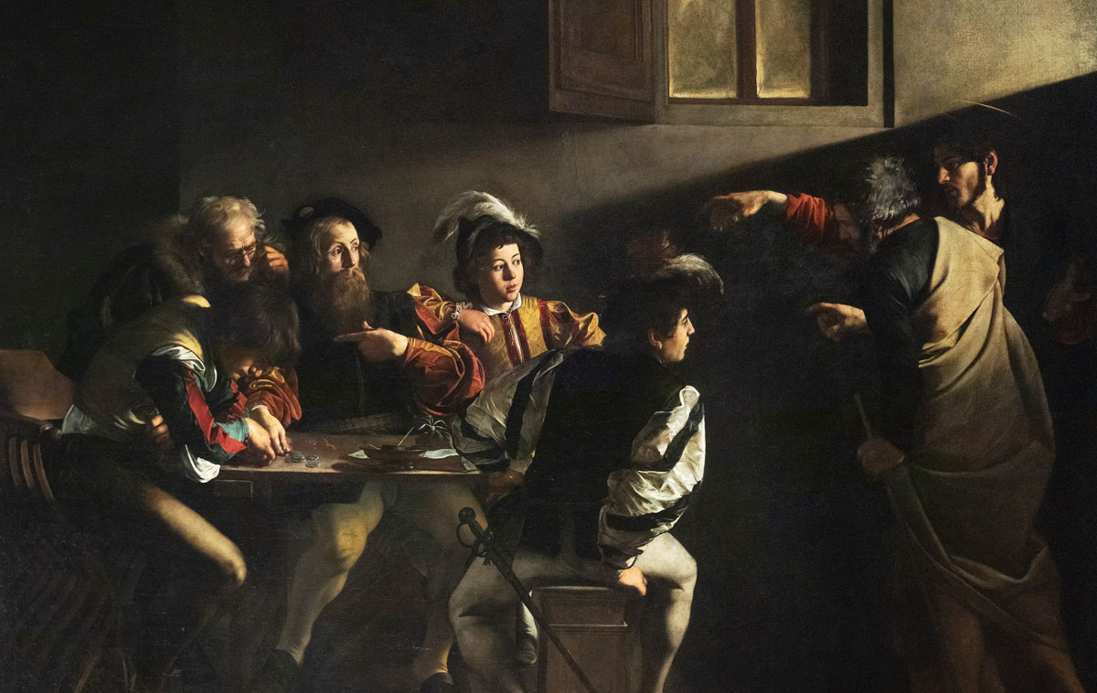 La Vocazione di San Matteo - Caravaggio