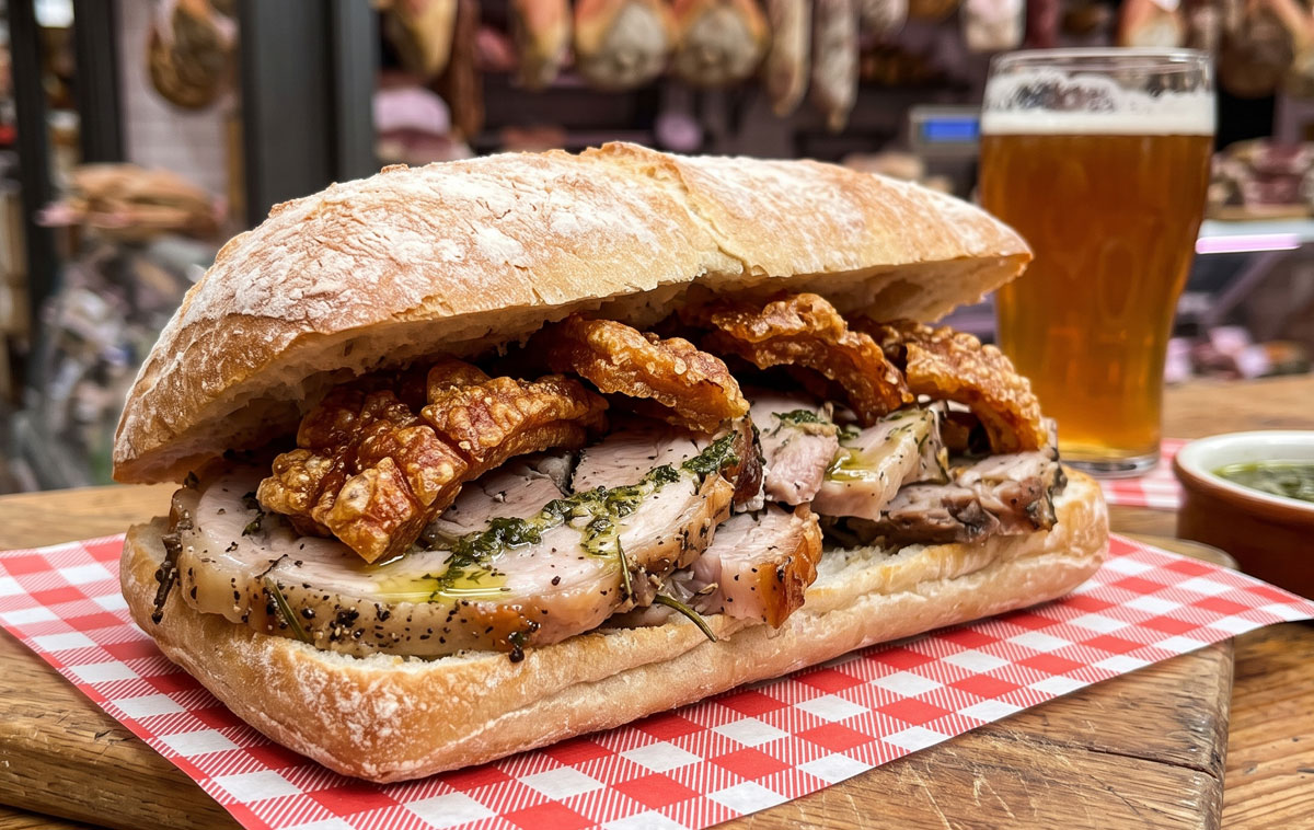 Panino con la porchetta