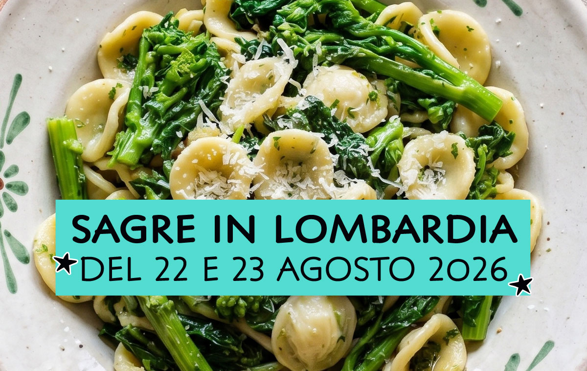 Sagre in Lombardia del 22 e 23 Agosto 2026
