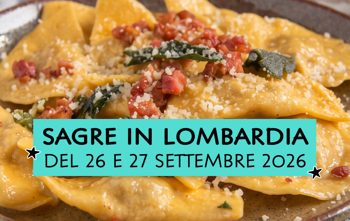 Sagre in Lombardia del 26 e 27 settembre 2026